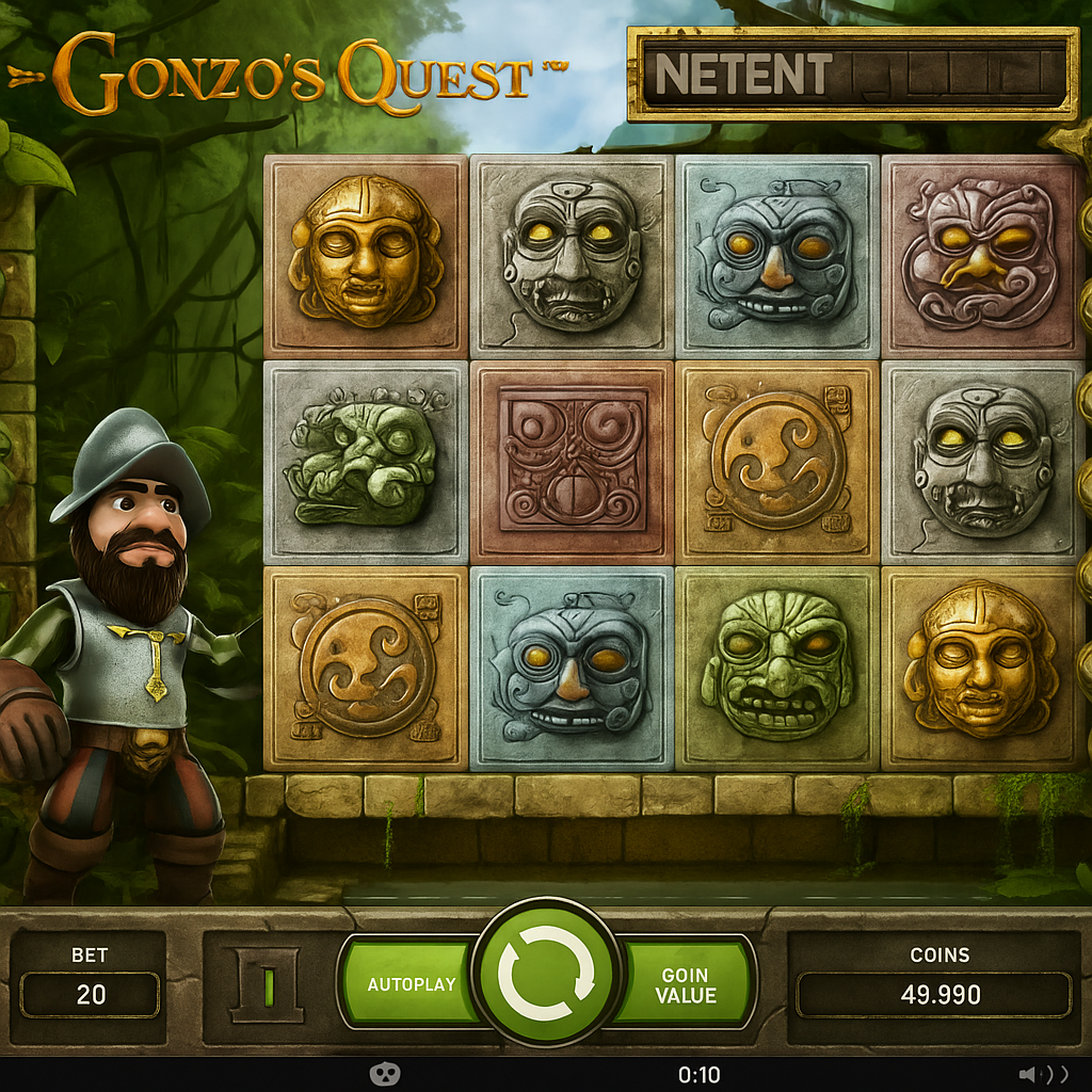 AlfCasino - Gonzo's Quest Slot Game